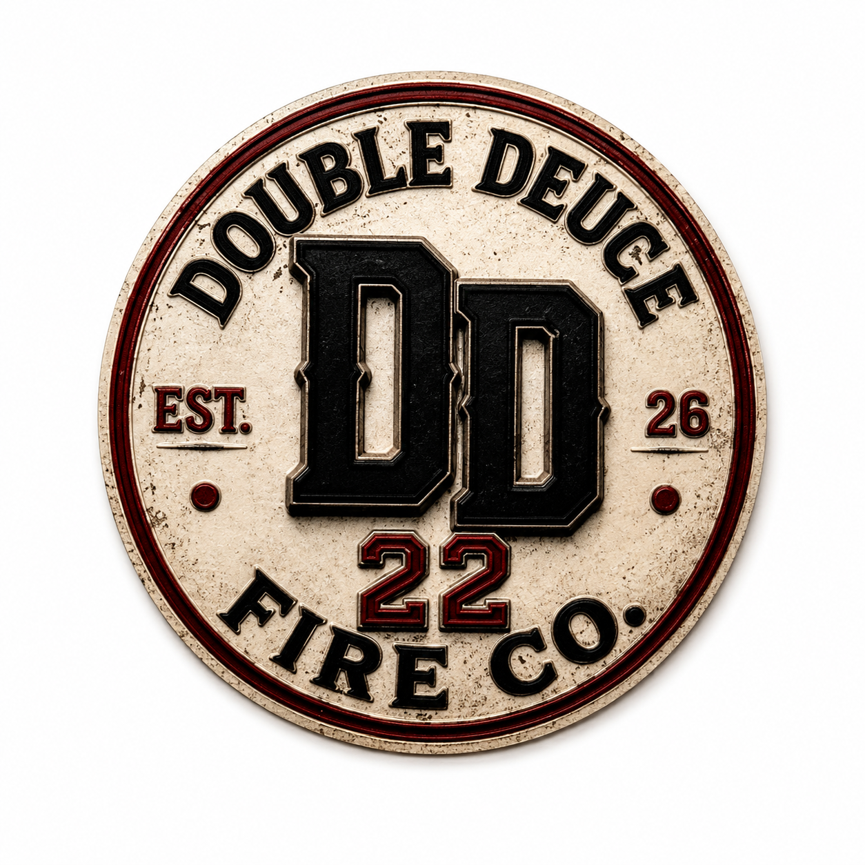 Double Deuce Heritage Sticker
