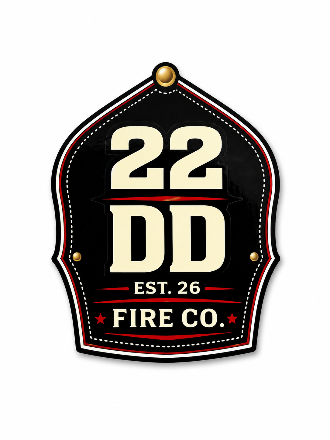 DD Fire Shield Sticker