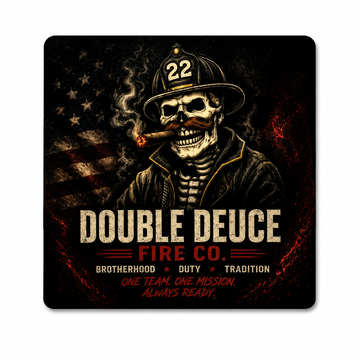 Smoke Eater Sticker