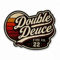 Retro Logo Sticker