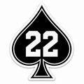 Deuce of Spades Sticker